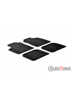 Original Gledring Passform Fußmatten Gummimatten 4 Tlg. - Fiat Panda 2003-2011
